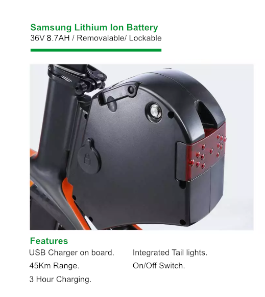 Samsung Lithium Battery 8.7Ah - eBike