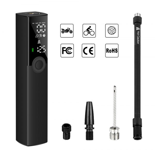 e-bike pump - digital cordless bike pump